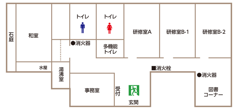 賃鶴見小学校コミュニティハウス間取り図