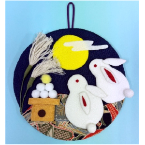 押絵で作る季節の壁7月イメージ